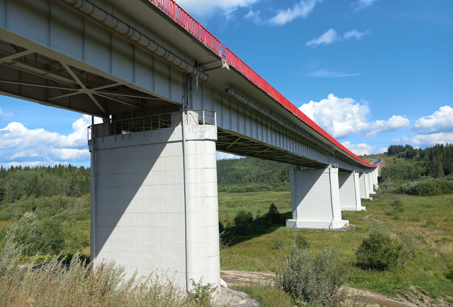 В Пермском крае капитально отремонтирован мост через реку Полазну
